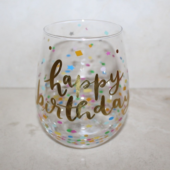 Francesca’s Happy Birthday Wine Glass (NWT) - Picture 3 of 6